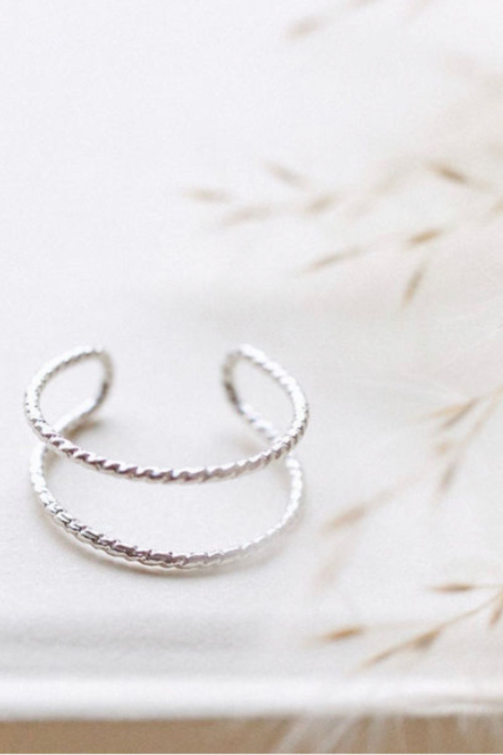 Silver Double Stacked Ring