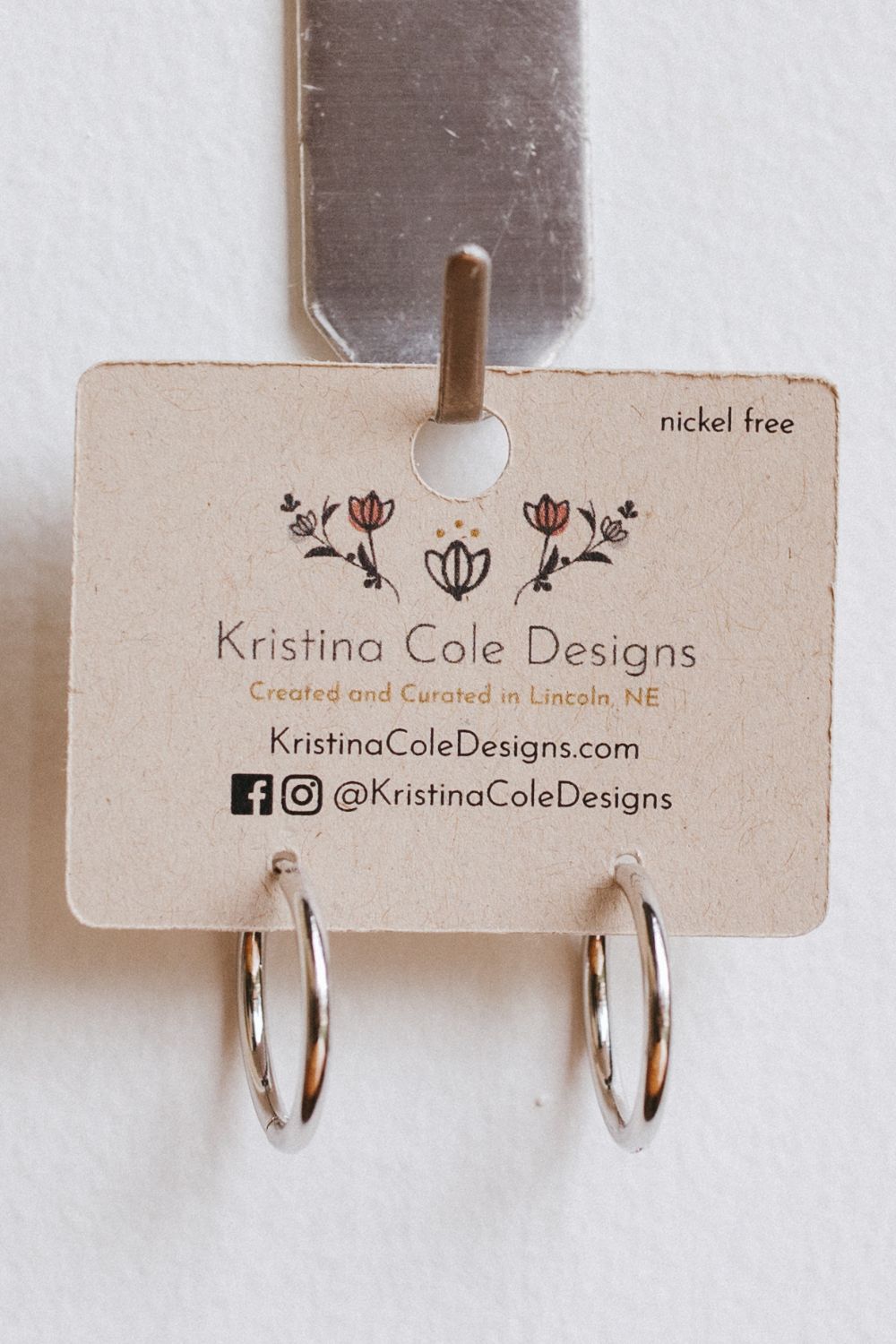Silver Huggie Hoops