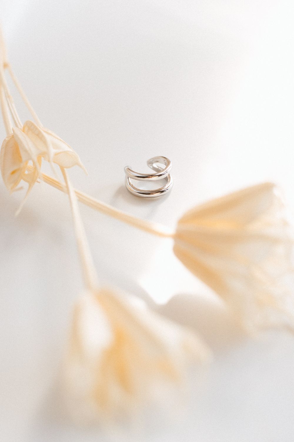 Silver Stacked Ear Cuff