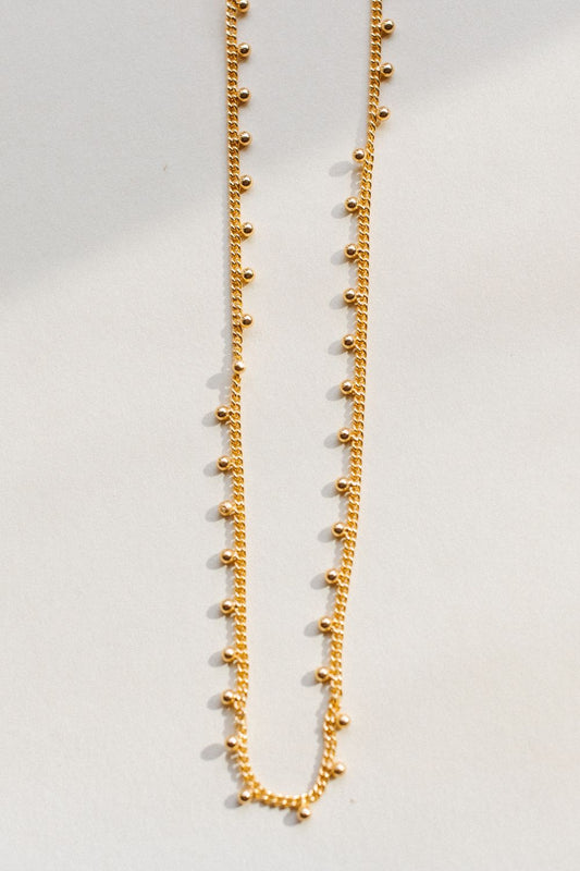 Gold Ball Necklace