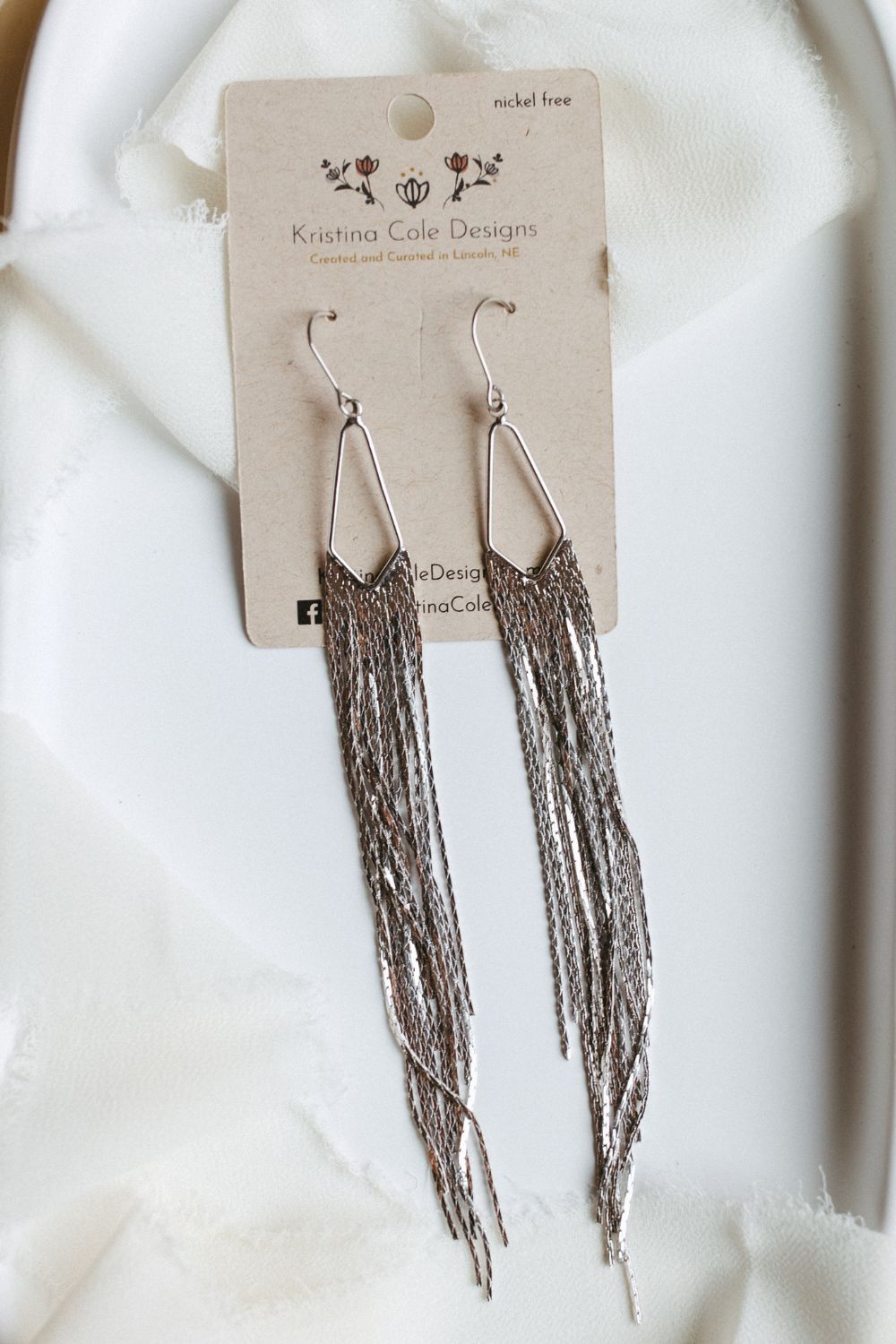Silver Tassle Dangles