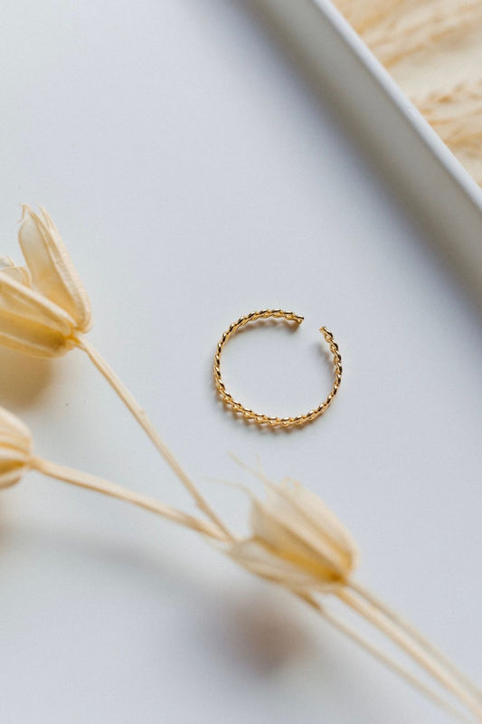 Gold Textured Ring