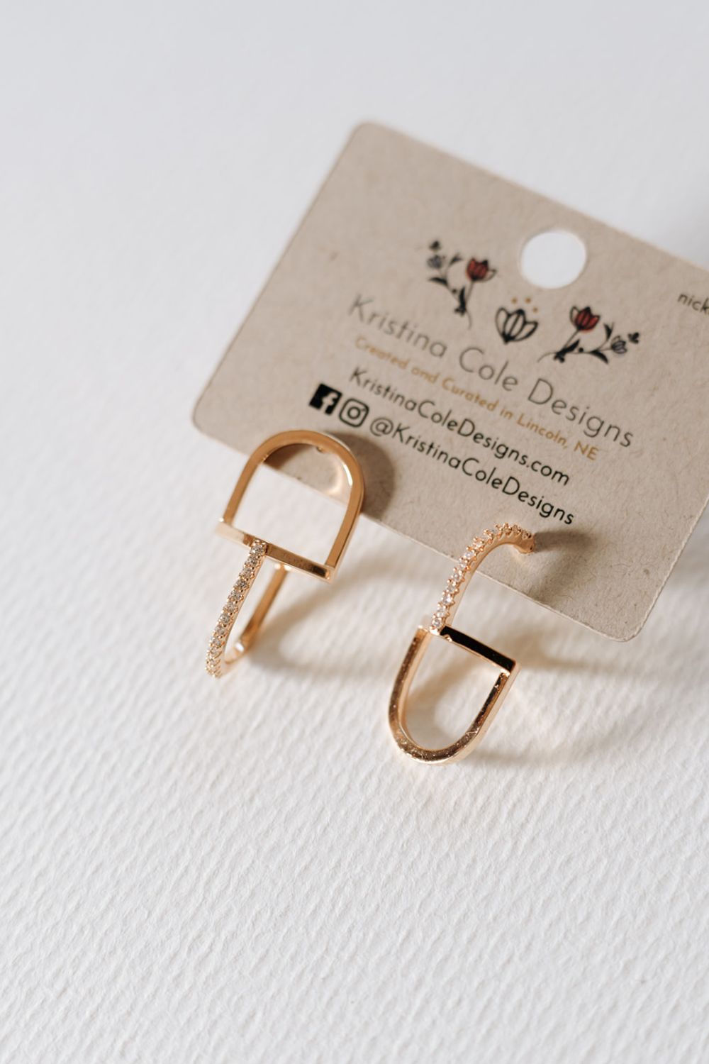 Opposites Attract Stone Stud Earrings