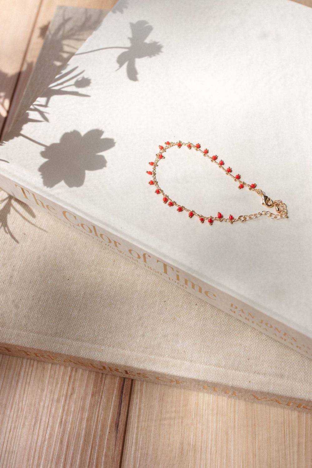 Red Beaded Bracelet