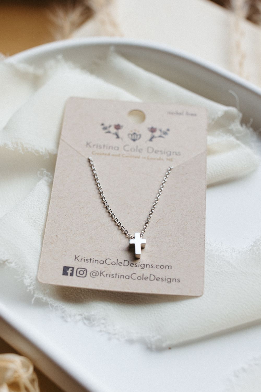 Silver Cross Necklace
