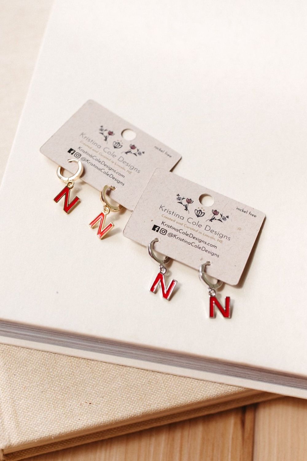 Silver Nebraska Dangles