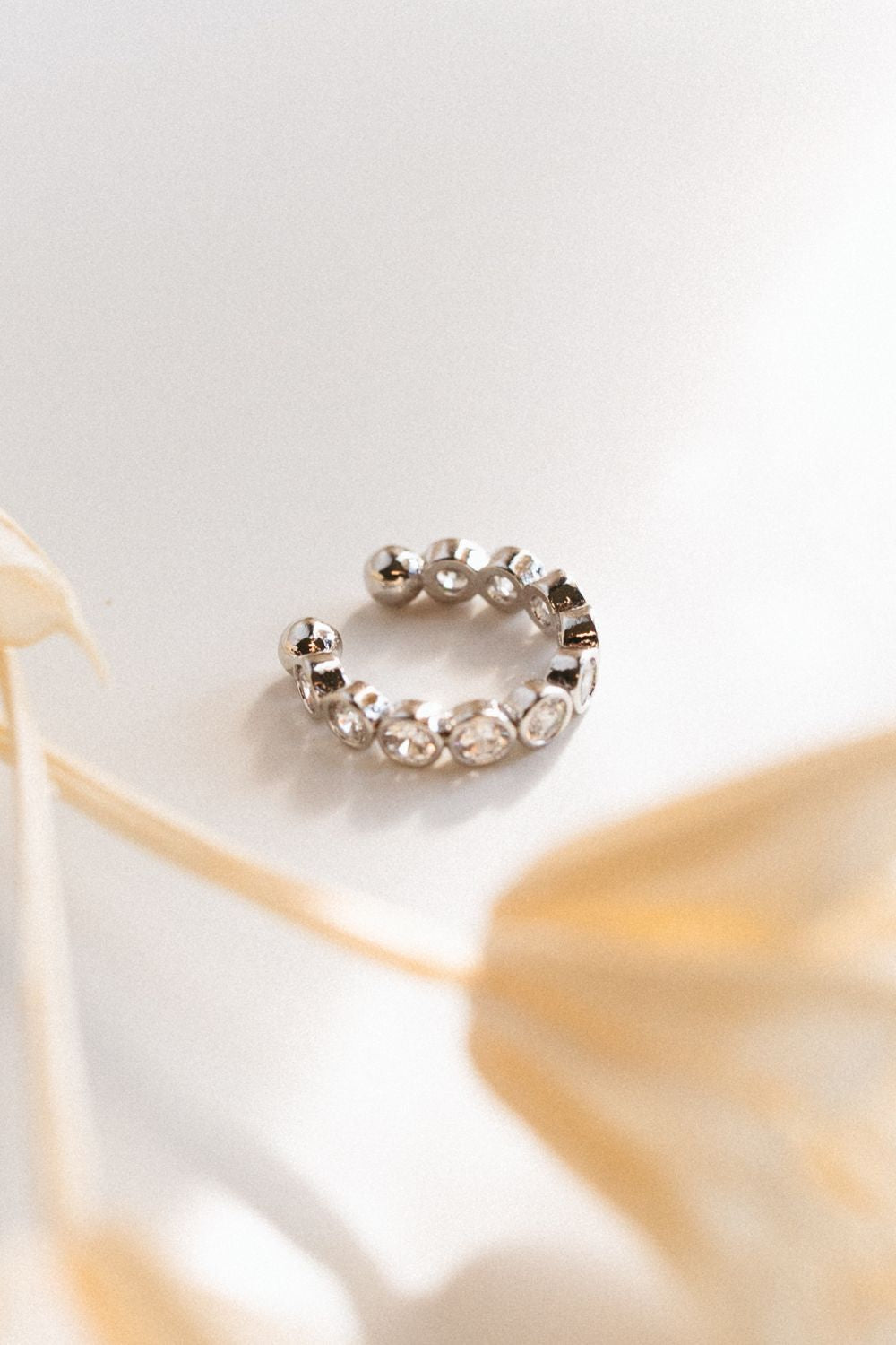 Silver/Diamond Ear Cuff