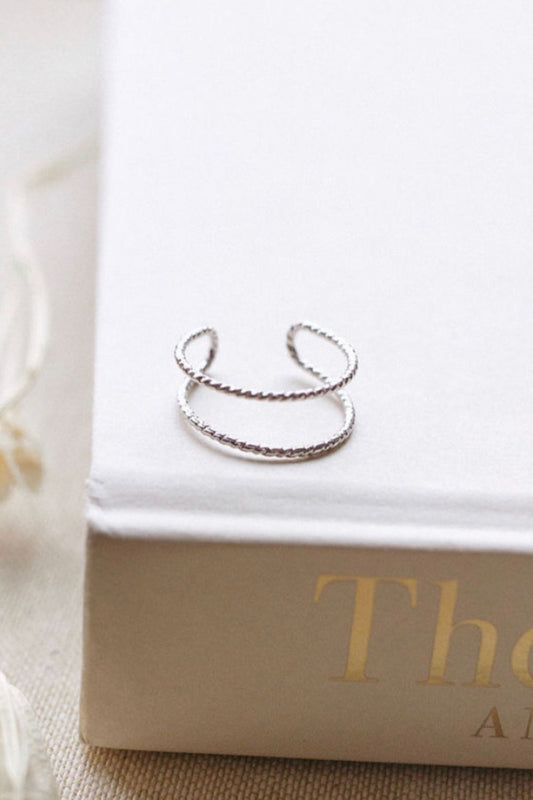 Silver Double Stacked Ring