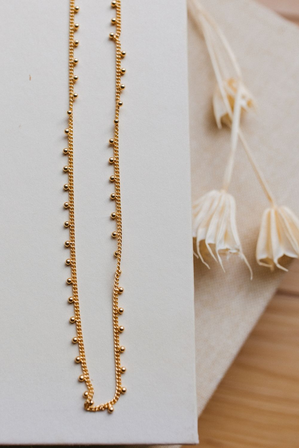 Gold Ball Necklace