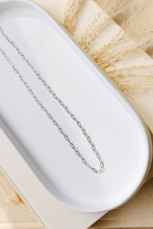 Silver Dainty Chain Necklace