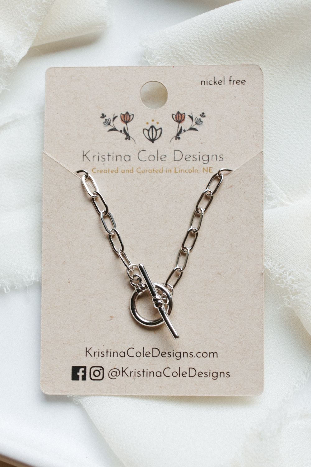 Silver Lock Necklace