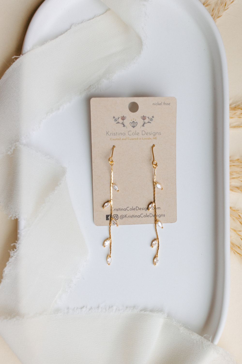 Gold Branch Dangles