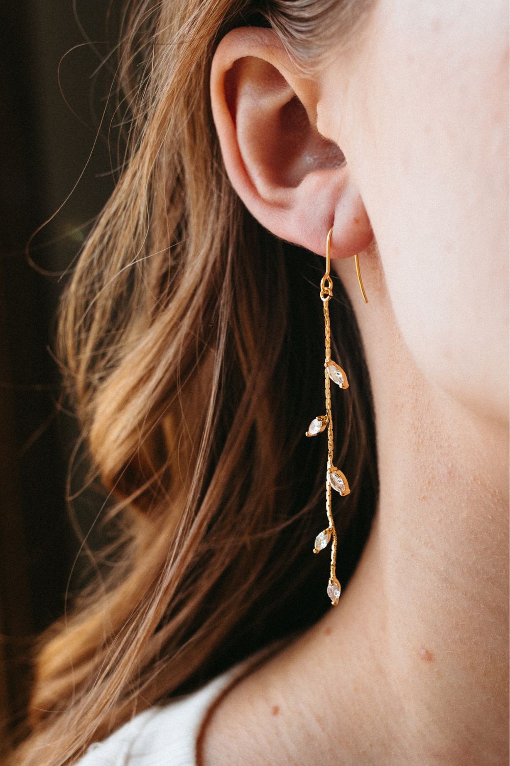 Gold Branch Dangles