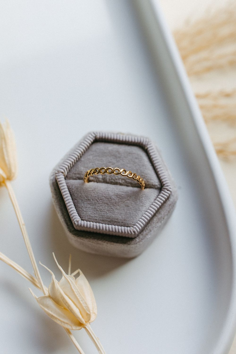 Gold Textured Ring