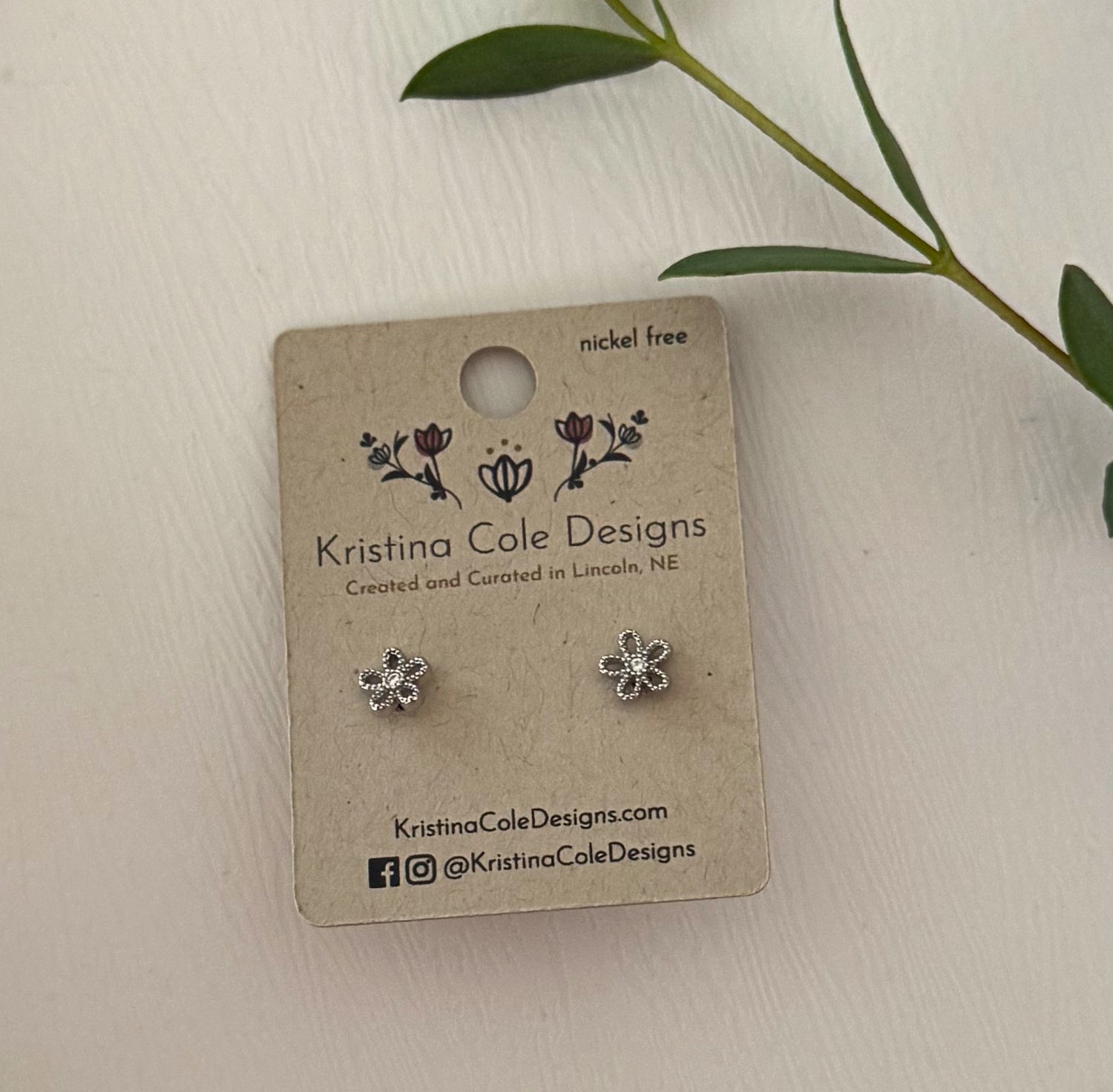 Beaded Bloom Studs
