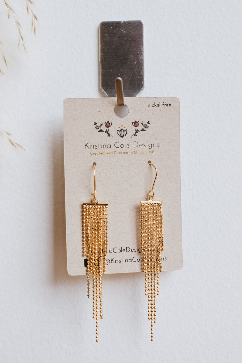 Gold Chain Dangles