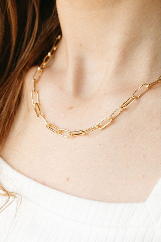 Gold Chunky Chain Necklace