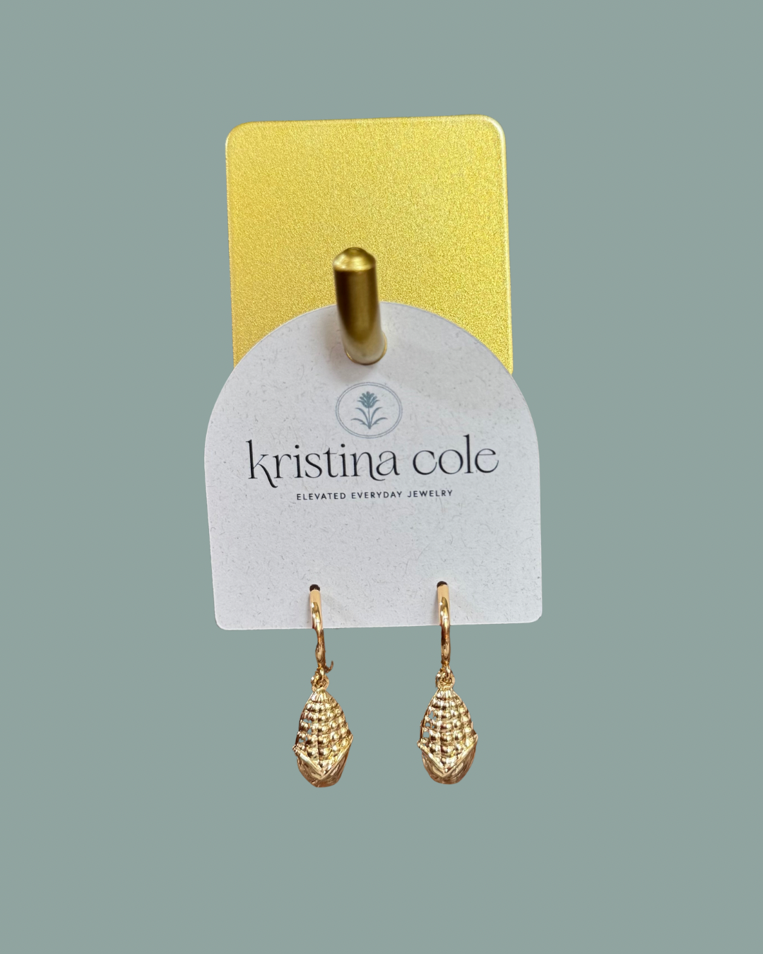 Gold Corn Dangles