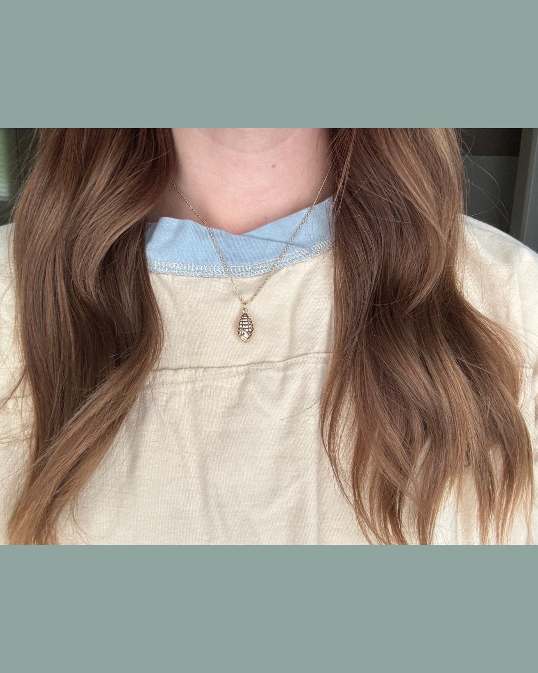 Gold Corn Necklace