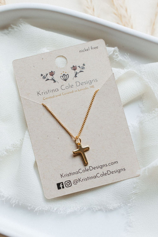 Gold Cross Necklace