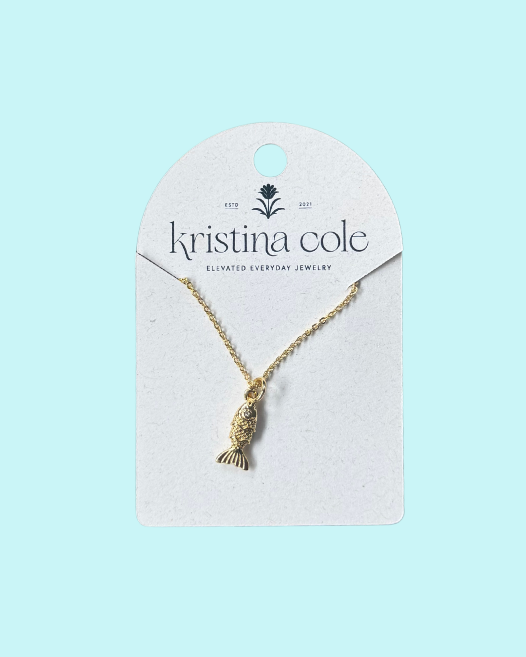 Gold Fish Necklace