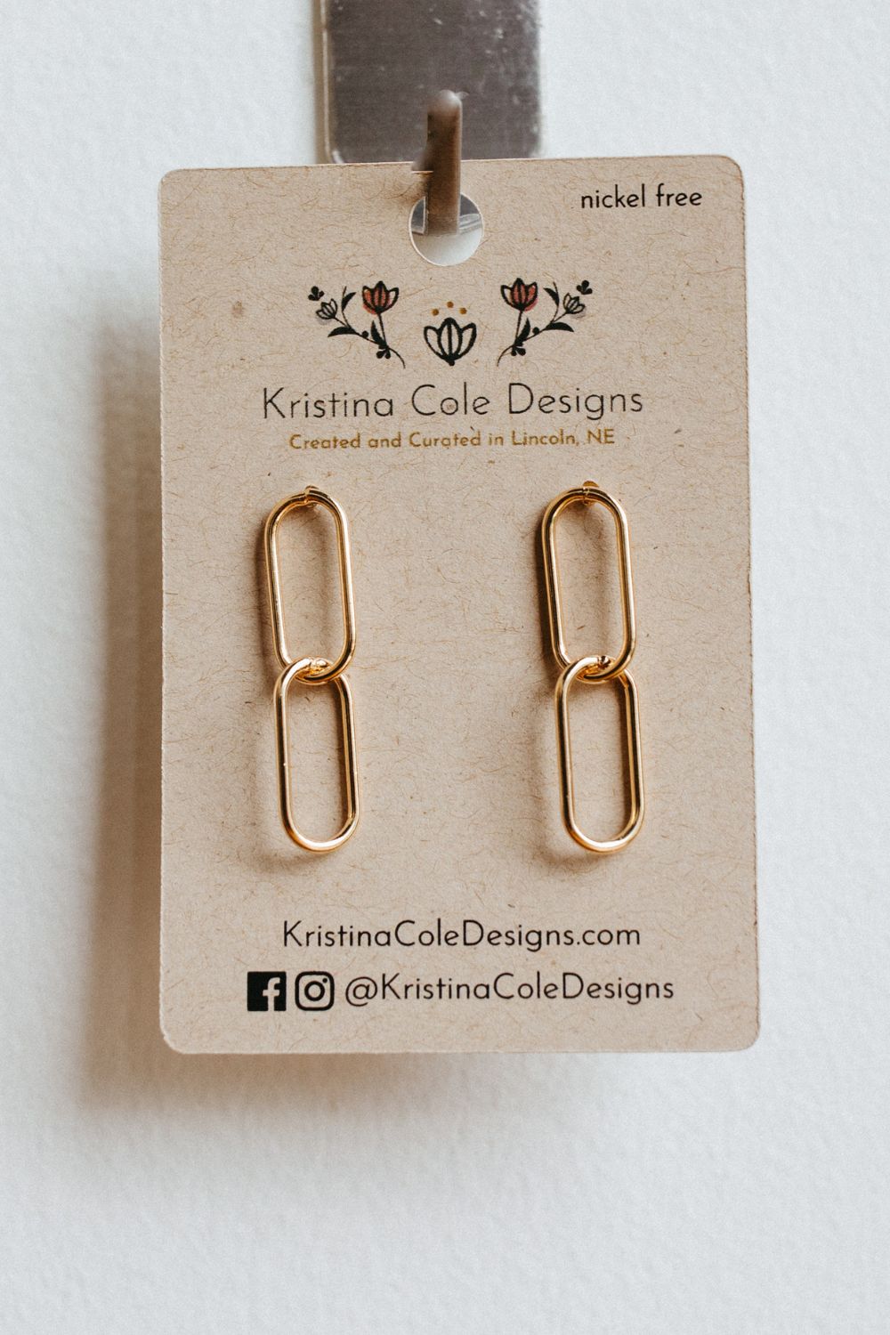 Gold Link Dangles