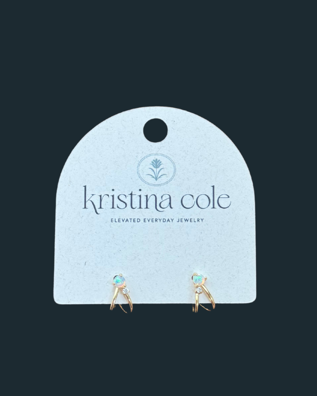 Gold Luna Hoops