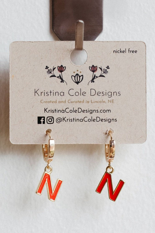 Gold Nebraska Dangles