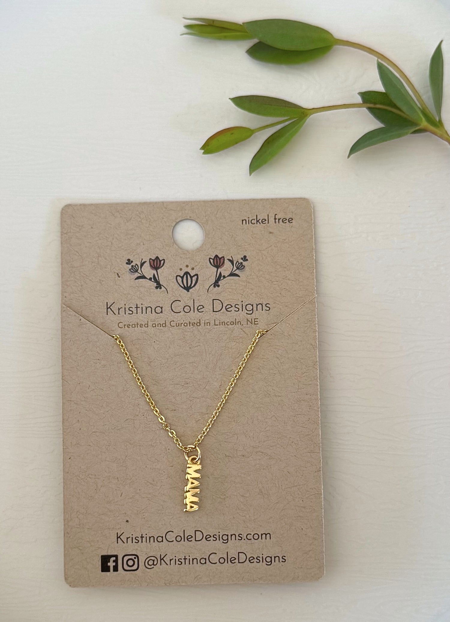 Gold Mama Necklace