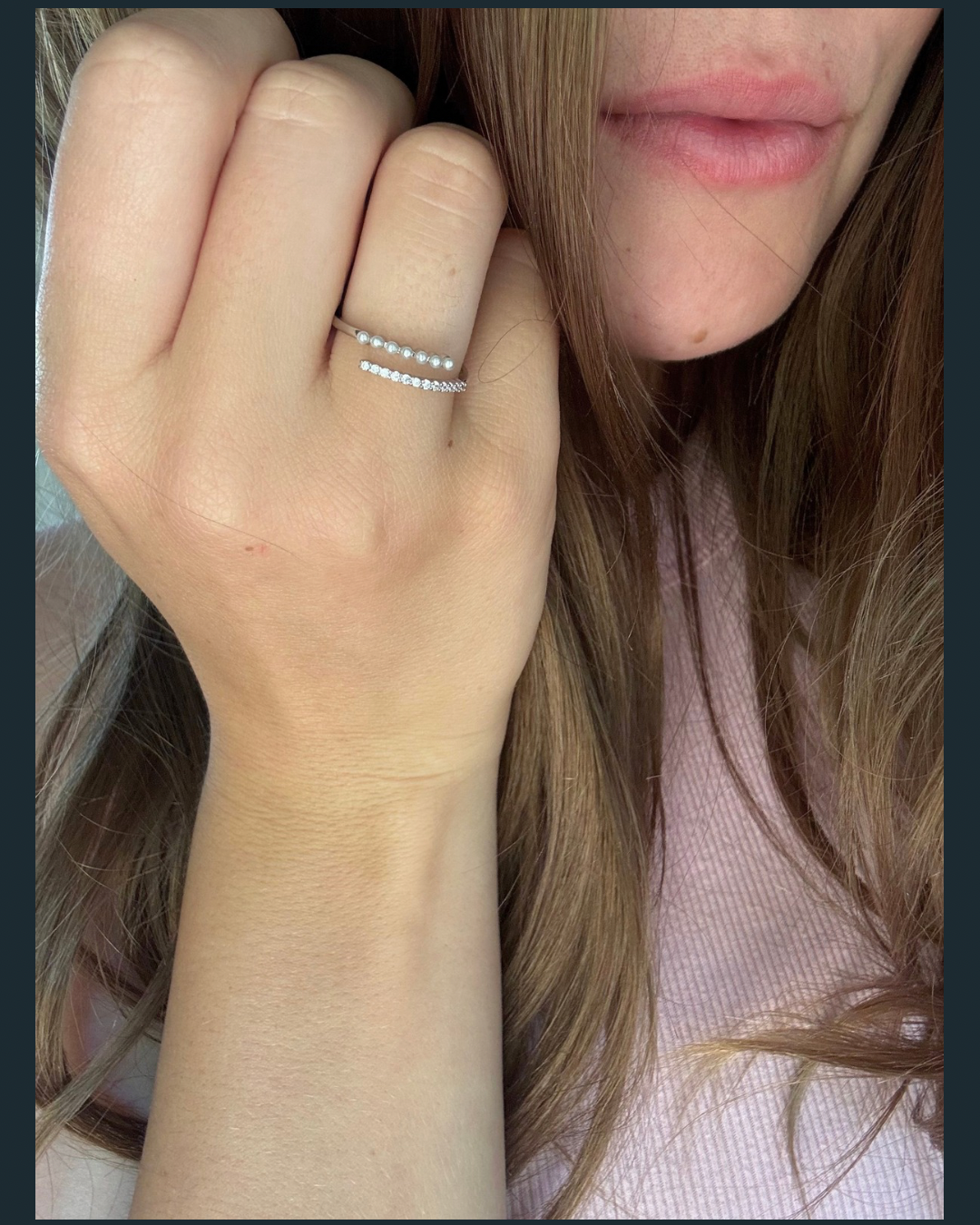 Pearl & Pavé Ring