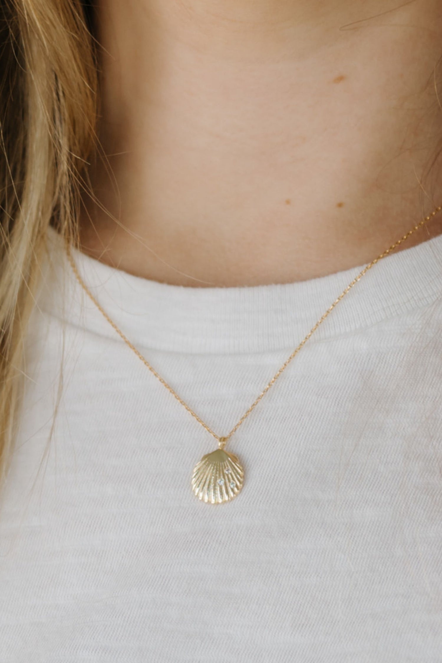 Seashell Charm Necklace
