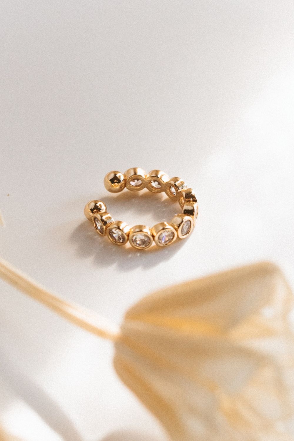 Gold/Diamond Ear Cuff