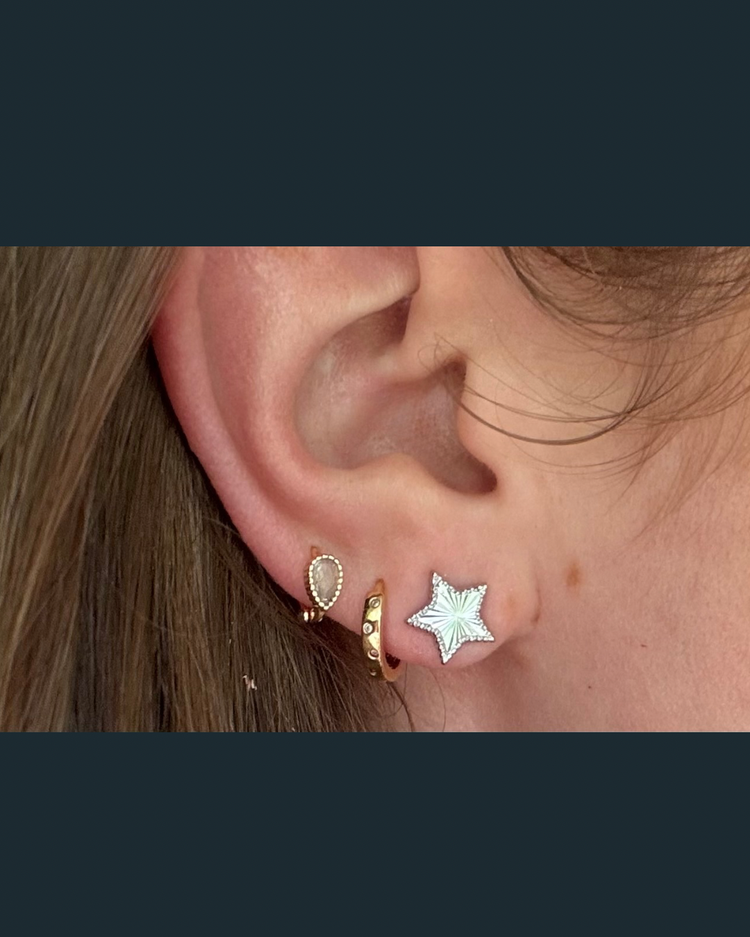 Silver Stars and Shine Studs