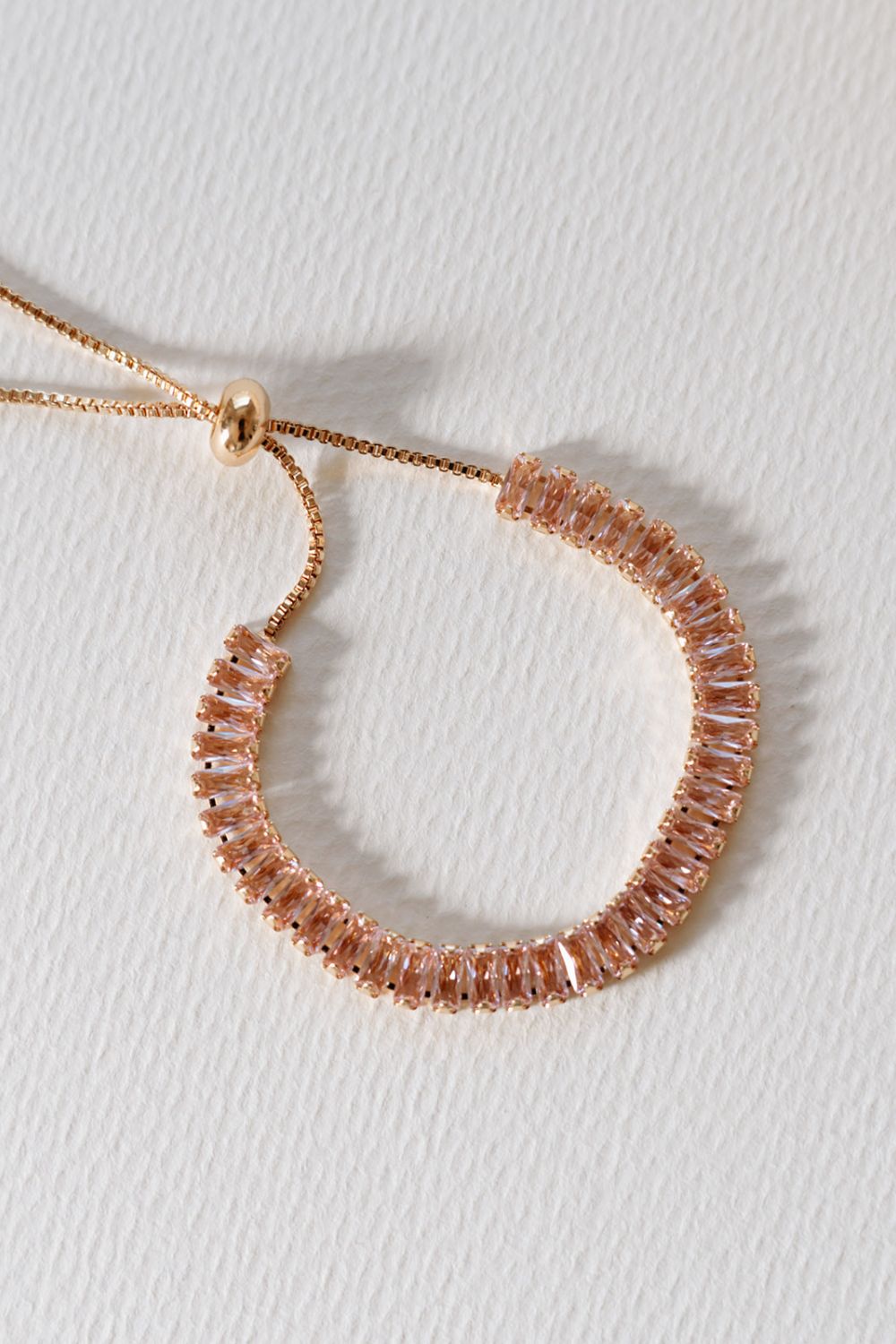 You're a Gem Bracelet - Pink Stone