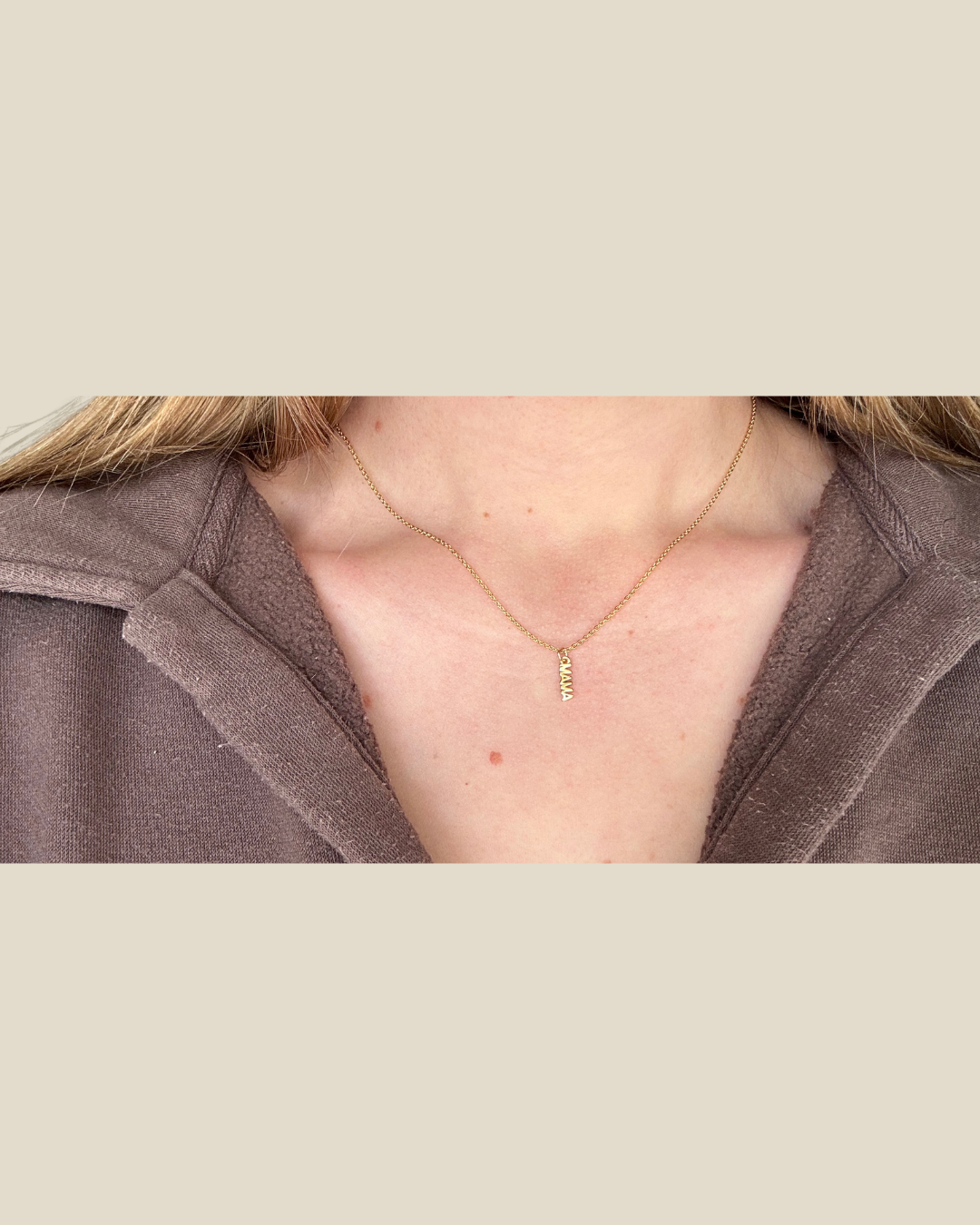 Gold Mom Necklace