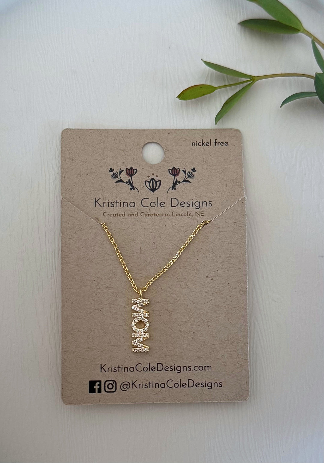 Gold Mom Necklace